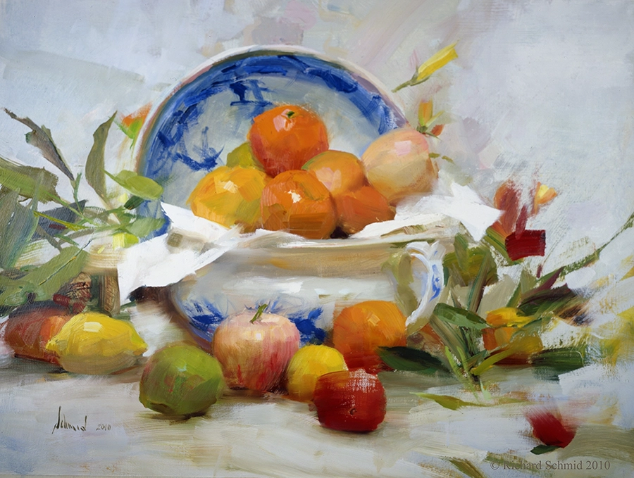 Floral painting by Richard Schmid