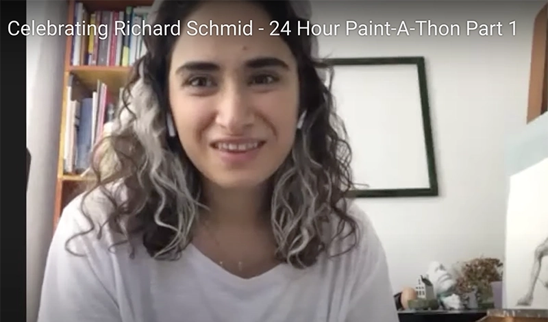 Artist Sima Kahaki from Iran joining our Celebrating Richard Schmid 2021