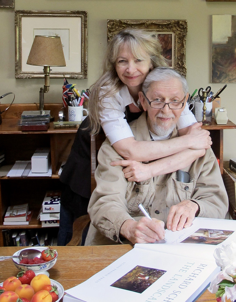 Nancy and Richard Autographing Landscape book
