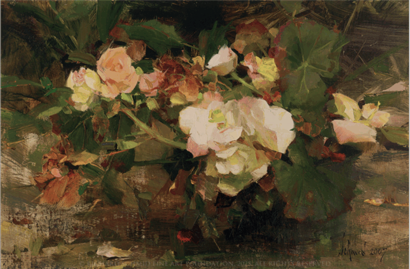 Begonias by Richard Schmid